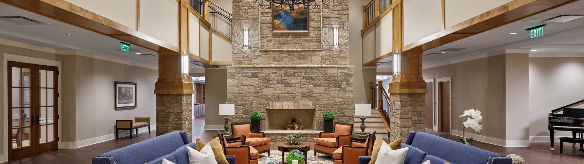 Presbyterian Village Athens living room Presbyterian Village Athens living room