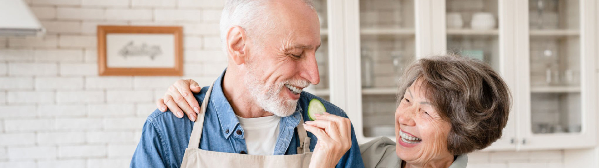 Older couple cooking together | Presbyterian Village Athens Older couple cooking together | Presbyterian Village Athens