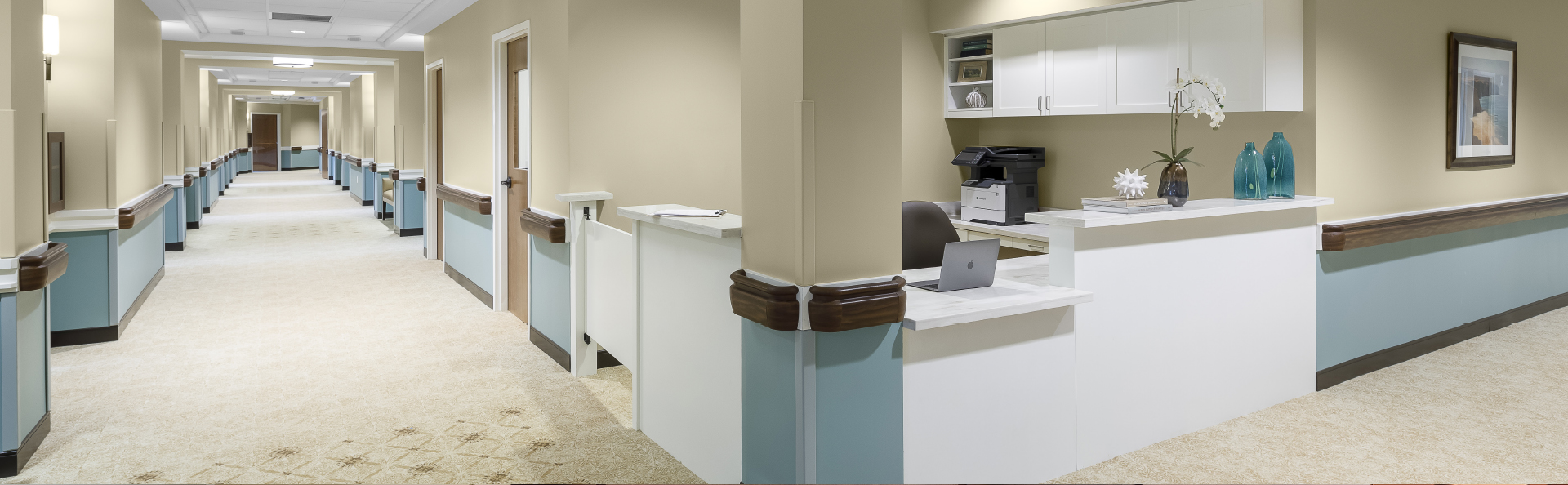 Skilled nursing hallway | Presbyterian Village Athens Skilled nursing hallway | Presbyterian Village Athens