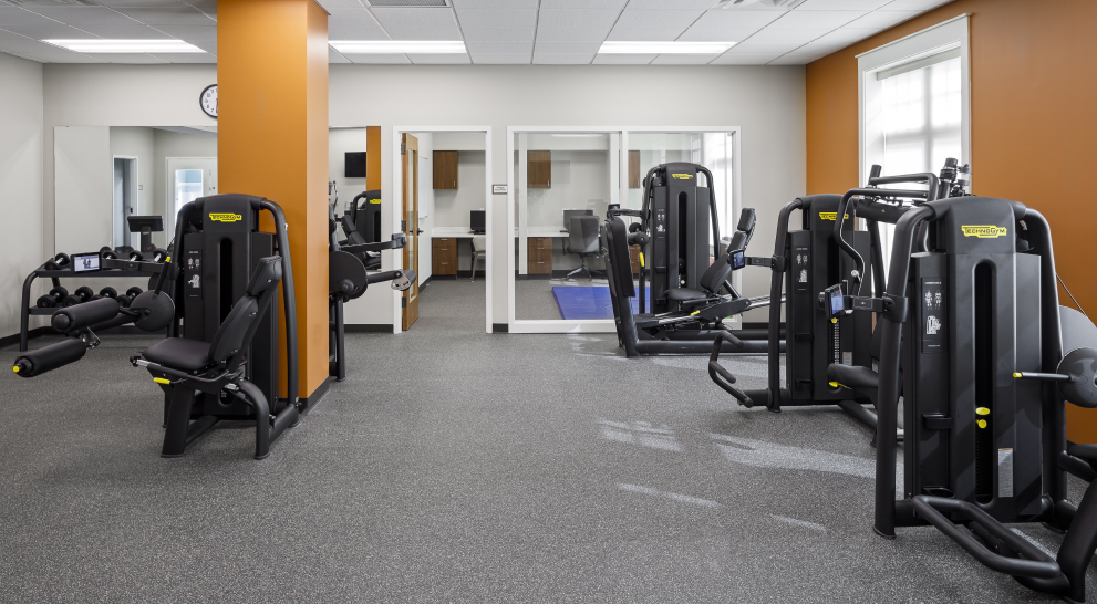 fitness_center_image A fitness center at a senior community in Athens, GA.