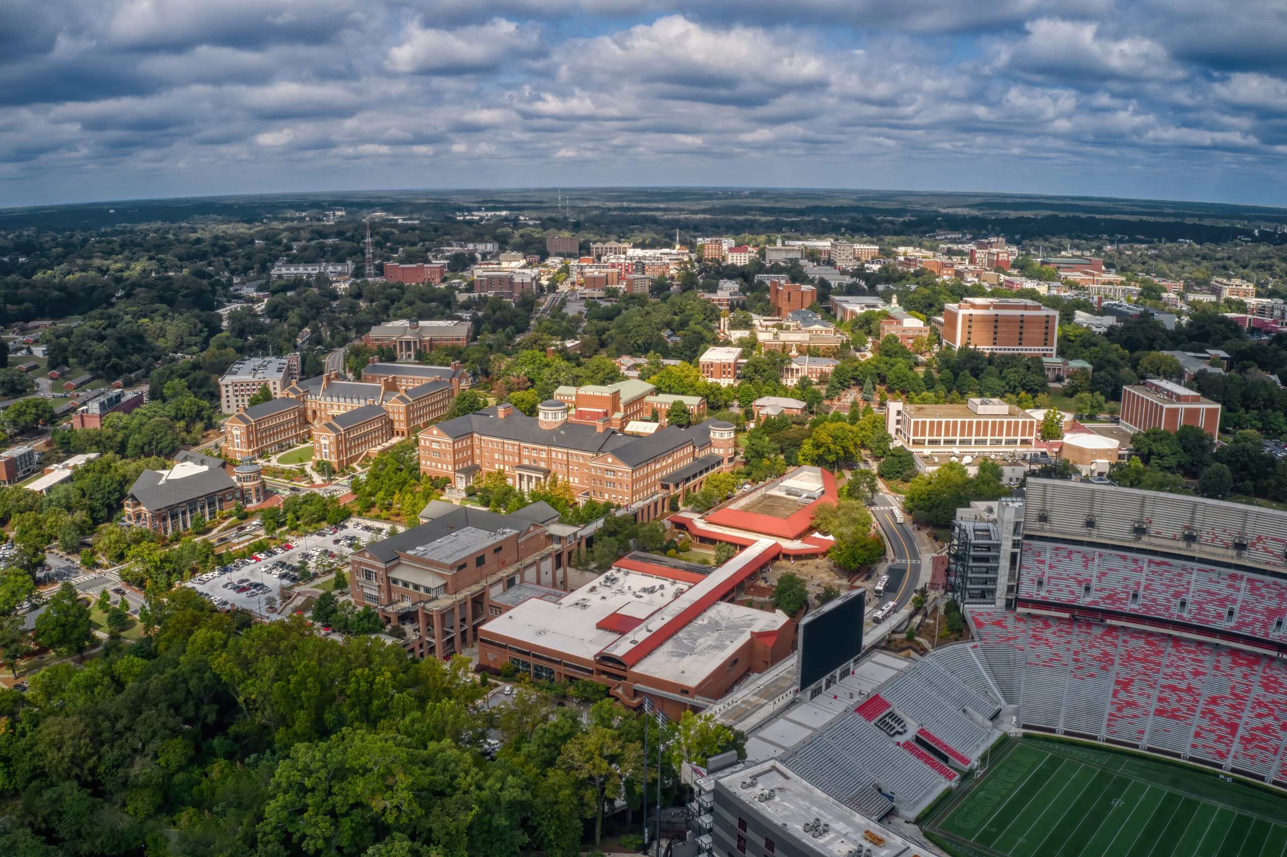 A beautiful overview of a senior living community